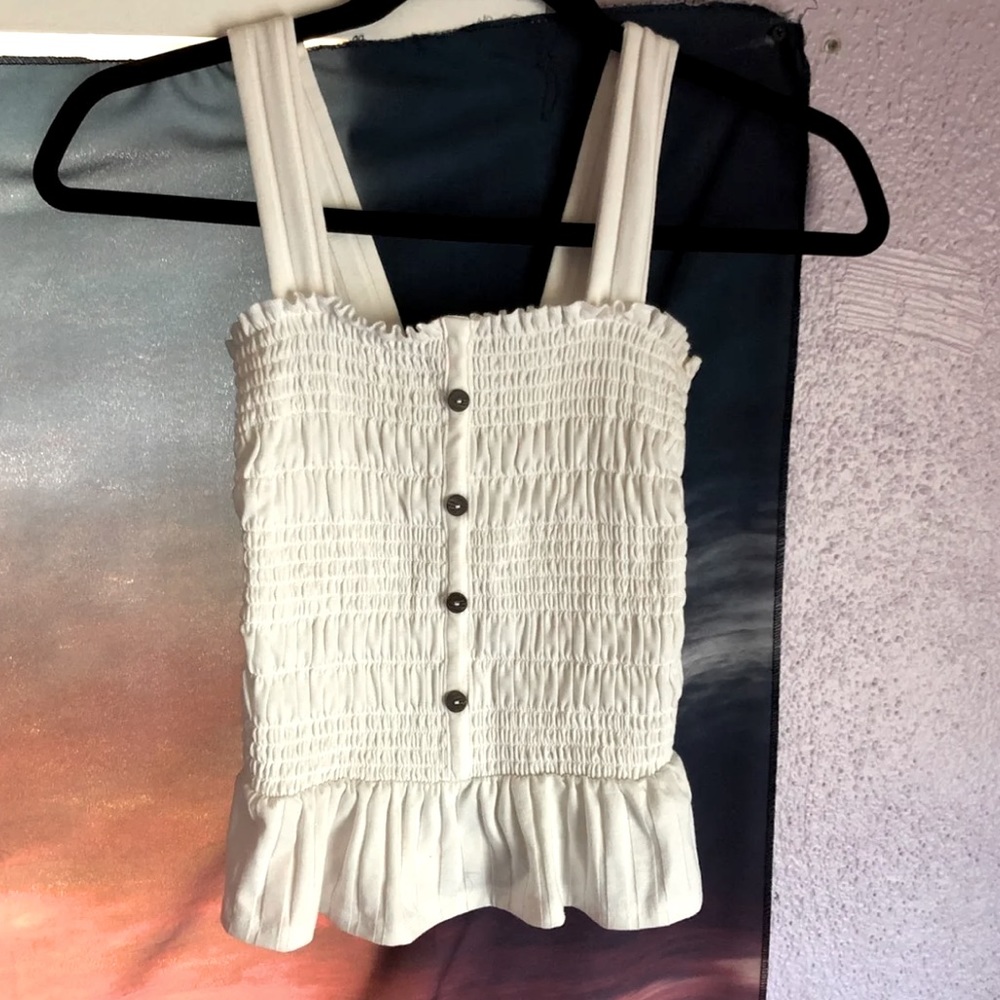 Cute White Summer Top